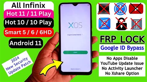 Infinix Hot Play Frp Bypass No Apps Disable Open Infinix Smart Gmail Account