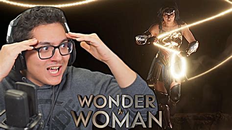 Wonder Woman Game Reveal Trailer Reaction Youtube