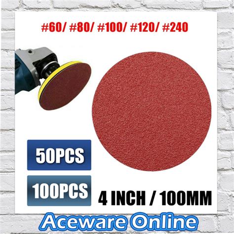 Pcs Pcs Inch Mm Round Velcro Sanding Paper Sanding Disc