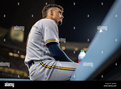 Milwaukee Brewers Shortstop Willy Adames During A Mlb Game Against