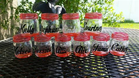 Mini Mason Jar Shot Glasses Set Of 20 Choose Colors Or Colors Of