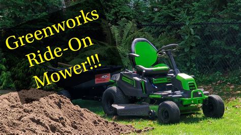 Greenworks Riding Lawn Mower Features Design And My Experience Youtube