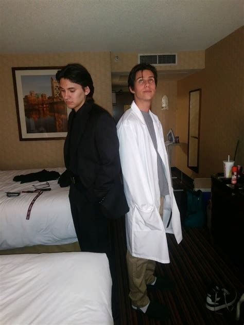 Mad Scientist And Sad Scientist Cosplay By Me And My Bud For Sacanime