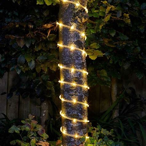 Solar LED Rope Light Warm White