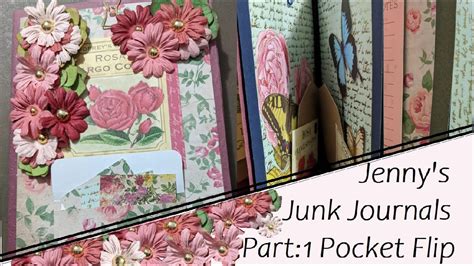 Jennys Junk Journals Part 1 How To Make A Simple And Easy Flip Book