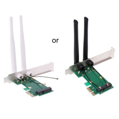 Carte R Seau Sans Fil Wifi Mini Pci E Express Vers Pci E Adaptateur