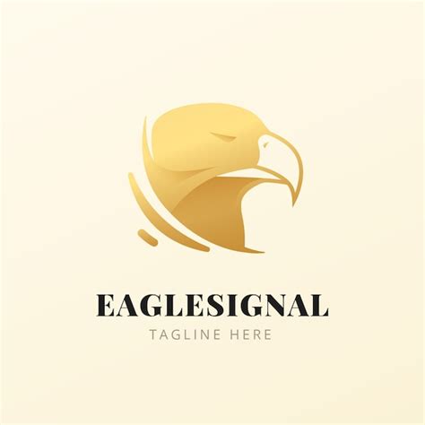 Plantilla de diseño de logotipo de eagle Vector Premium