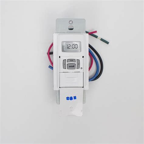 Intermatic ST01 7 Day Programmable In Wall Digital Timer Switch For