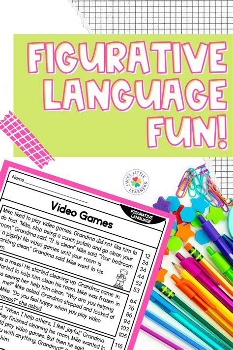 Figurative Language Fun Lucky Little Learners