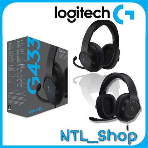 Logitech G433 Wired Surround Gaming Headset Triple Black 981 000668 Headset Advanti Atelier