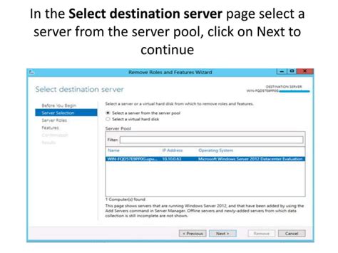 Removing Roles And Features In Windows Server Ppt