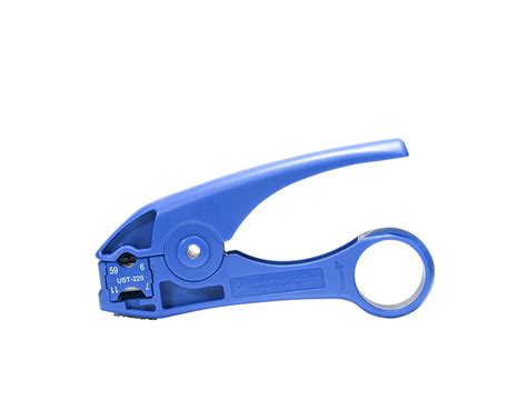 COAX Stripping Tool For RG59 RG6 RG7 RG11 Cables With Cable Stop