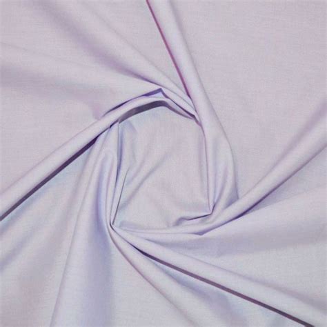 Lilac Polycotton Plain Fabric Fabrics Calico Laine