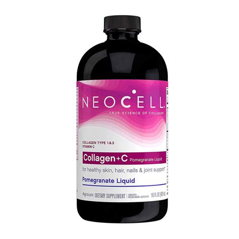 Nước uống Collagen, Neocell Collagen +C Lựu 4000mg của Mỹ