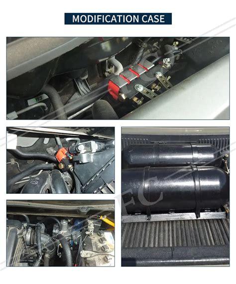 Fct Lpg Fuel Injection System Cng Injector Rail Black Injectors For