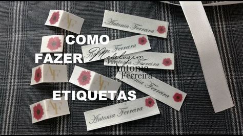 Pap Diy Como Fazer Etiquetas