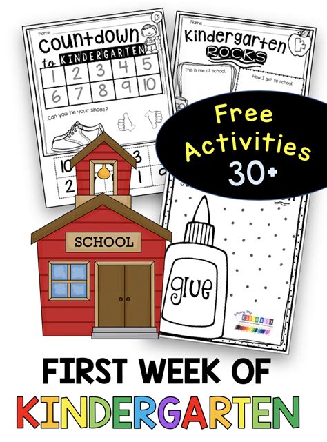 Kindergarten First Week Kindergarten Freebies Kindergarten Lesson Plans Kindergarten Centers