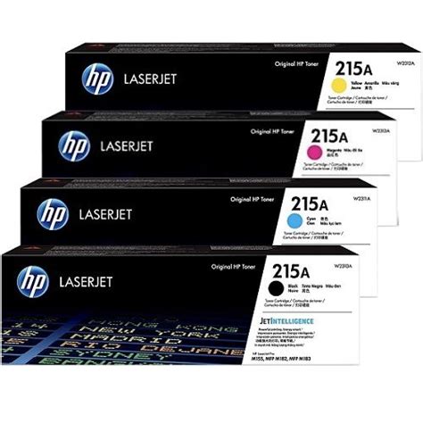 HP 215A 4 Pack Genuine Toner Cartridges W2310A 12A Ink Depot