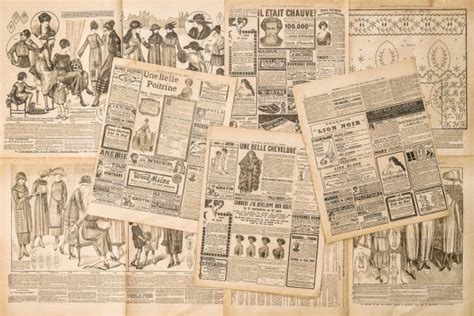 Antique Newspaper Collection — Stock Photo © meteor #2323117