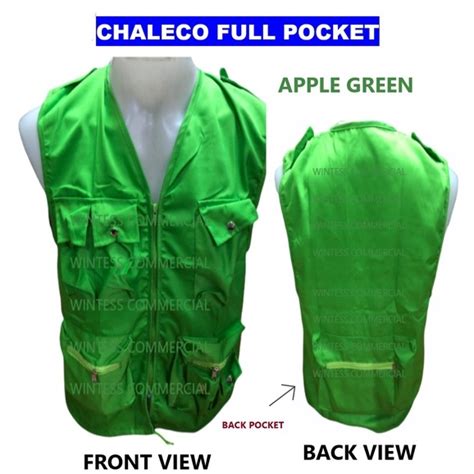 Vest Chaleco Full Pocket Barangay Tanod Toda Election Campaign Vest