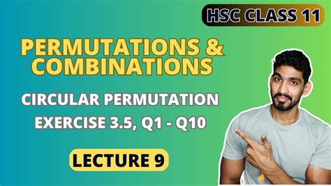 Lecture Circular Permutations Exercise Q Q Permutations