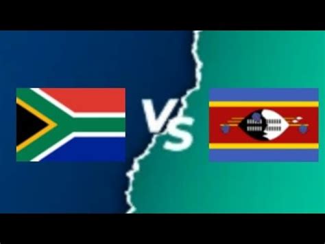 South Africa Vs Eswatini Live Match YouTube