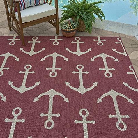 Gertmenian Outdoor Rug Freedom Collection Nautical Themed Smart