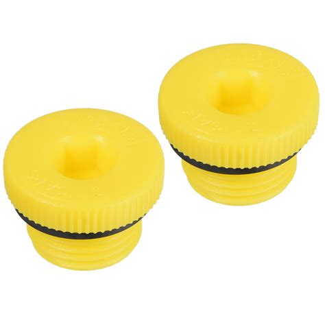 Uxcell M X Hold Plugs Plastic Male Threaded Hex Socket End Cap