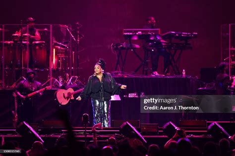 Jill Scott Performs Onstage During Day 2 Of The 2023 Essence Festival