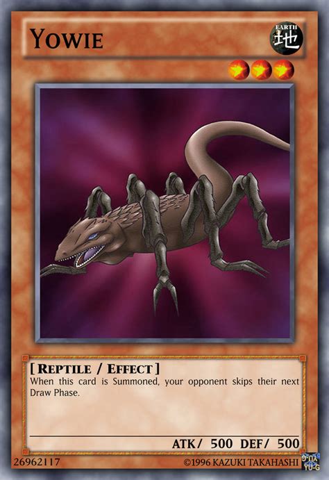 Yowie Yu-Gi-Oh! custom card fixed by Duel-Express on DeviantArt