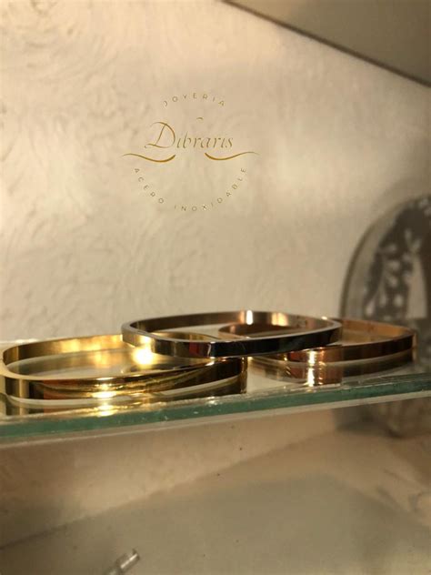Brazalete Cuadrado Acero Inoxidable Dibraris Joyeria
