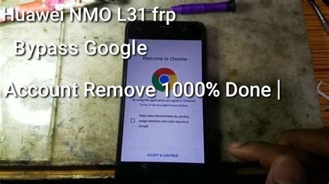 Huawei NMO L31 Frp Bypass Google Account Remove 100 Done PK TV1 YouTube