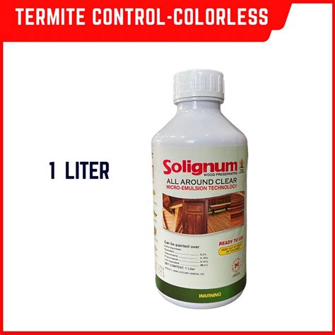 Solignum Termite Control Wood Preservative CLEAR 1 Liter (TCCSL ...