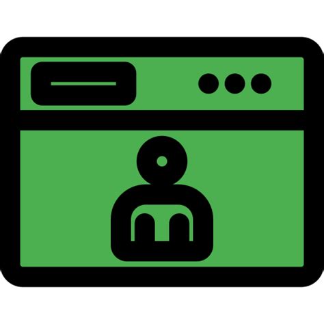 User Profile Generic Outline Color Icon
