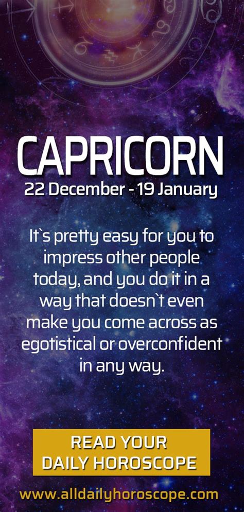 Capricorn Daily Horoscope Capricorn Daily Horoscope Capricorn Daily