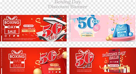 Boxing Day Discount Sale Banners Png Pngwing