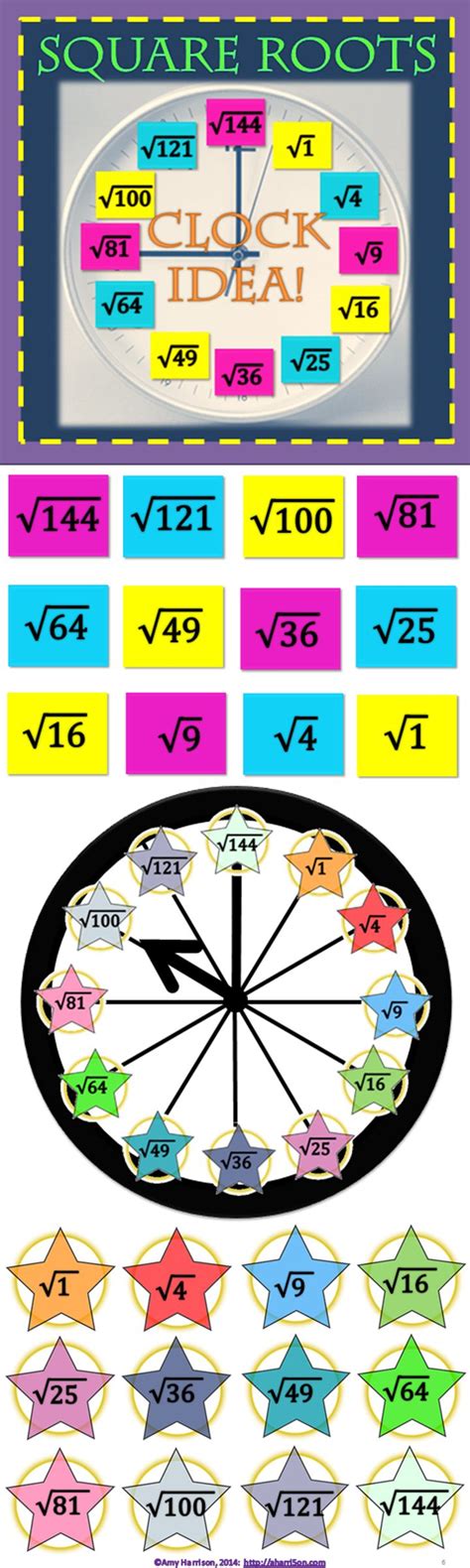 1000+ images about Square Roots and Exponents on Pinterest