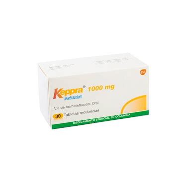 Keppra Levetiracetam 1000 Mg Gsk Caja X 30 Tabletas