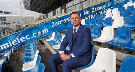 Jacek Klimek prezes PGE FKS Stali Mielec Zapytań o Saida Hamulicia