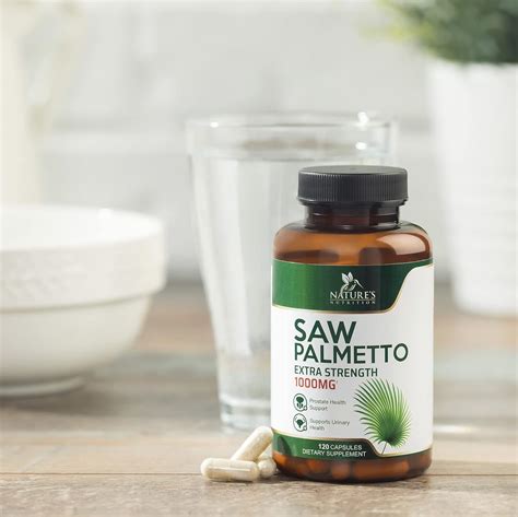 Saw Palmetto Cápsulas De Apoyo Para La Salud De La Próstata Para Hombres 1000 Mg Apoyo Extra