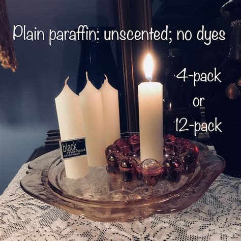 Hot Wax Play Paraffin Bdsm Waxing Candles Set Of Four 4 Or Etsy