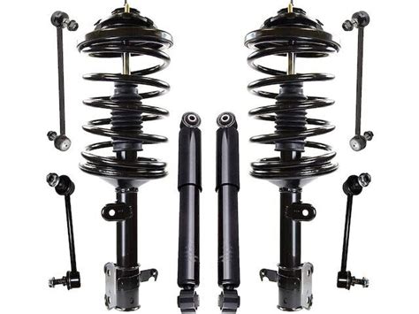 Front And Rear Shock Strut Coil Spring Sway Bar Link Kit For Honda