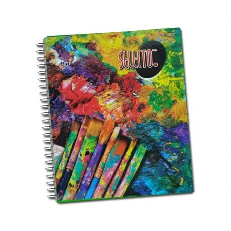 Cuaderno Profesional Selecto Espiral Cuadro Grande Pasta Dura 200 Hojas