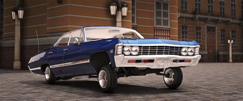 Chevy Impala Lowrider Sp Ready Fivem Grand Theft Auto Optimized