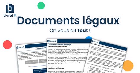 Documents légaux Livret P