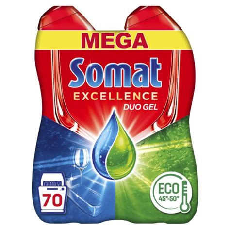 Somat Excellence Duo Dishwasher Gel X Ml Tesco Groceries