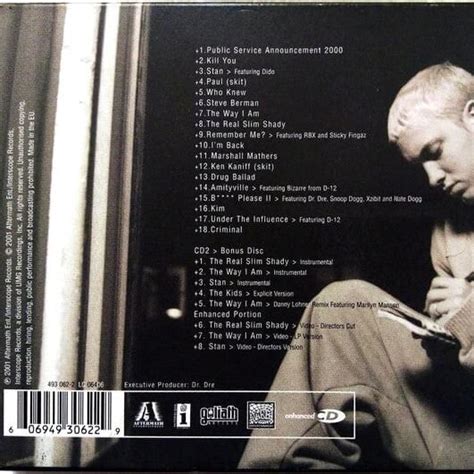 Marshall Mathers Lp Deluxe Album Cover