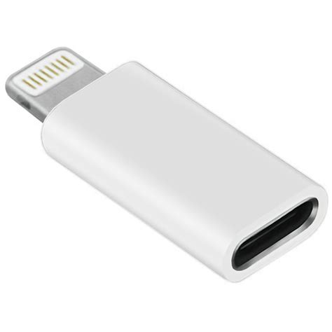 ADAPTADOR DE USB C TIPO C TYPE C HEMBRA A LIGHTNING IPHONE MACHO CELULARES