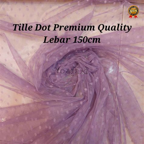 Jual Kain Tile Dot KAIN TILLE Dotty Tile Dot Halus Tulle Dot