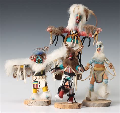 9967 Carved And Embellished Navajo Kachina Figures